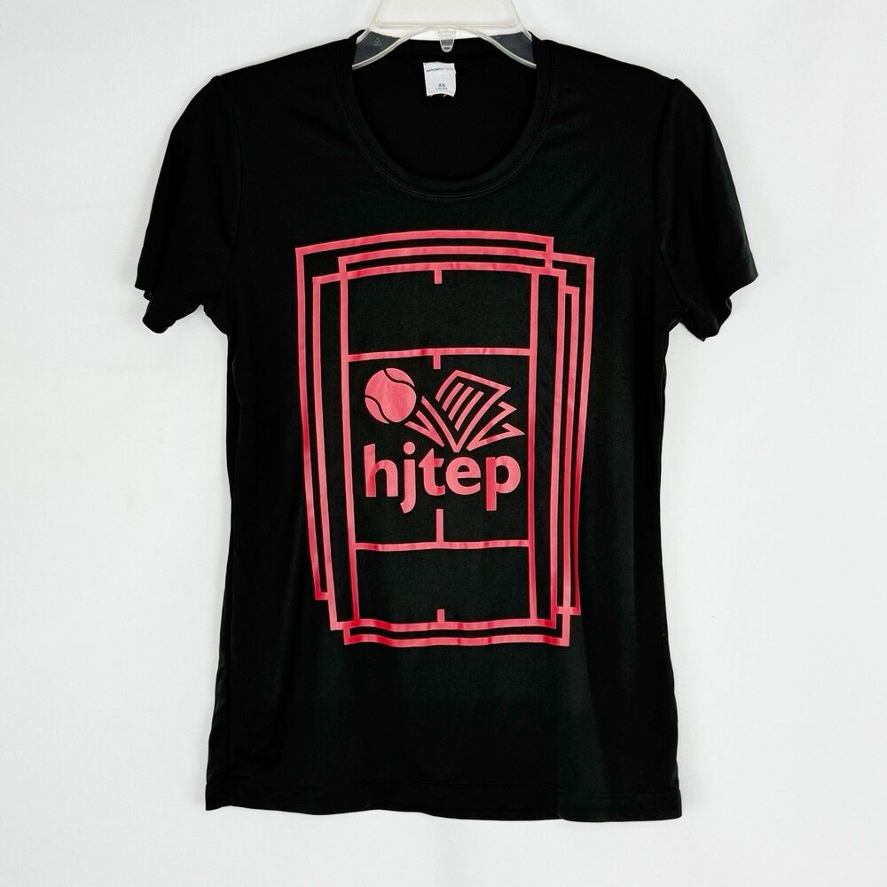 Sport Tek Graphic Tee Women’s XS Short Sleeve Crew-neck black T-shirt